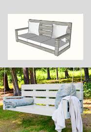 From swing sets to tree houses. Large Modern Porch Swing Couch Ana White