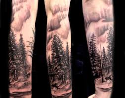 This dates back to prehistoric times, where ancient living things lived. 21 Lower Arm Tattoo Forest