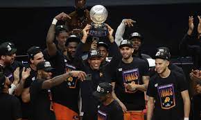 The phoenix suns are an american professional basketball team based in phoenix, arizona. Chris Paul S 41 Lift Phoenix Suns Past La Clippers Into First Nba Finals Since 1993 Nba The Guardian