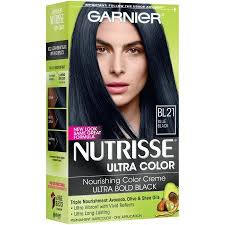Garnier Nutrisse Ultra Color Nourishing Hair Color Creme Bl21 Blue Black 1 Kit Walmart Com Nourishing Hair Black Hair Dye Hair Color For Black Hair