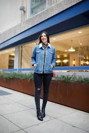 Wear This Sherpa Denim Jacket Every Weekend Never Without Lipstick Dallas Style Blog Jacket Outfit Women Denim Jacket Sherpa Denim Jacket