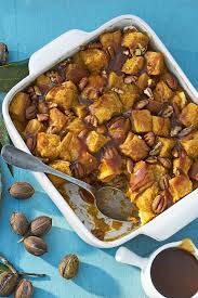 Pumpkin Pecan Bread Pudding Recipe Pumpkin Pecan Thanksgiving Recipes Thanksgiving Food Desserts