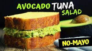Whisk to combine and add some salt and pepper to taste. Healthy Avocado Tuna Salad Making A No Mayo Tuna Sandwich Youtube