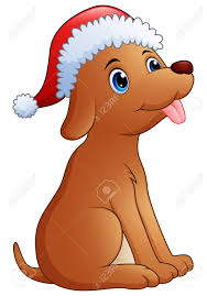En effet, quelques détails bien. Dessin Anime Mignon Chien Portant Bonnet De Noel Banque D Images Et Photos Libres De Droits Image 92422018