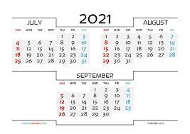 July August September 2021 Printable Calendar 214893 In 2021 Calendar Printables Printable Calendar July Printable Calendar