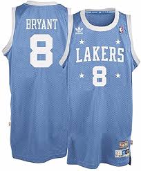Now you can show support for your favorite player by wearing one of these throwback jerseys. Amazon Com Adidas Kobe Bryant Los Angeles Lakers Light Blue Throwback Swingman Jersey X Large Clothing