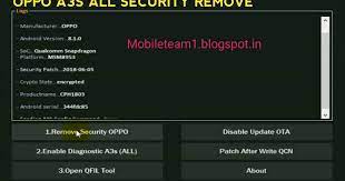 The software runs smoothly on windows xp, windows vista, windows 7, windows 8, windows 8.1 and windows 10 (32 bit and 64 bit). Oppo A3s All Security Unlock Tools Pin Password Network Unlock Free Download