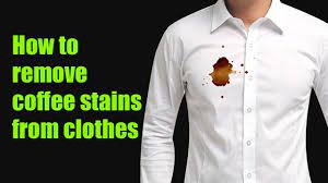 9 get rid of older stains with chlorine bleach. How To Remove Coffee Stains From Clothes Youtube