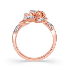 High quality titanium with the logo on each ring. Enchanted Disney Belle 0 20ctw Diamond Rose Ring Charm Diamond Centres
