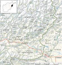 Map showing the administrative divisions of the nuristan province (velayat), afghanistan. Kunar And Nuristan Map Mapsof Net