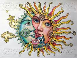 15% off with code zweddingplan. Moon Stars Art Sun And Moon Drawings Sun Painting