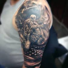90 Army Tattoos For Men Manly Armed Forces Design Ideas Army Tattoos Tattoos For Guys Soldier Tattoo