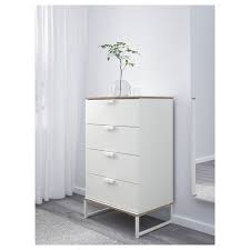 Trysil Kommode Mit 4 Schubladen Weiss Hellgrau 60x99 Cm Ikea Deutschland Ikea Kommode Weiss Kommode Schubladen