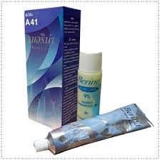 Berina a21 permanent color cream,hair dye cream,light grey,silver,hair care kit. Berina A41 Blue Permanent Hair Dye Color Cream Deep Blue Dye Dark Blue Hair
