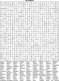 review the periodic table with a fun element word search word find free printable word searches word puzzles printable