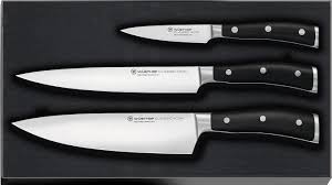 Wusthof classic 9 carving knife | hollow edge. Wusthof Classic Ikon 3pc Knife Set 9601 1120360301 Teddingtons Australia