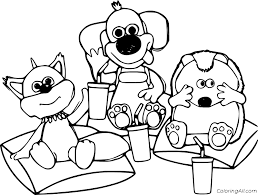 Fruit coloring pages coloring pages to print free coloring disney princess cupcakes disney princess tattoo punk princess printable coloring sheets colouring sheets alternative disney. Finlay Ruffy And Apricot Drinking Coloring Page Coloringall