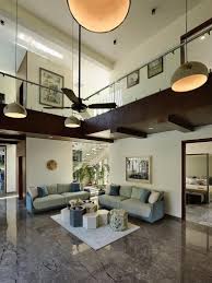 The resultant internal volumes enable the spaces to be experienced and enjoyed in a distinctive manner, enhanced by the changing quality of the ingress of natural light at different times of the day as well as seasons The 10 000 Sqft House Of Greens In New Delhi Goodhomes Co In