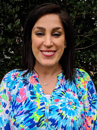 Blue Yellow White Geometric Elementary School Trifold Brochure