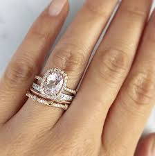 17 Eye Catching Engagement Rings We Could Look At All Day Long Peach Sapphire Engagement Ring Sapphire Engagement Ring Blue Saphire Engagement Ring