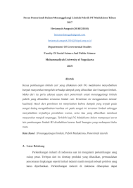 Langkah langkah bagi mengurangkan kesan pembuangan sisa domestik. Pdf Peran Pemerintah Dalam Menanggulangi Limbah Pabrik Pt Madukismo Tahun 2017