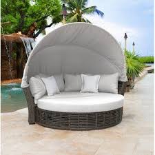 Panama Jack Patio Daybed With Cushions Wayfair In 2020 Patio Daybed Outdoor Daybed Daybed Canopy
