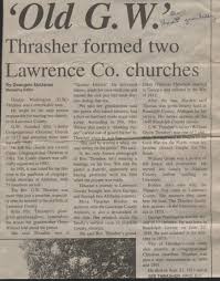 Rev George Washington Thrasher (1849-1915)