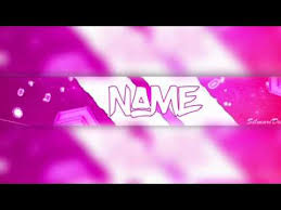 Cool Purple Pink Banner Template Youtube