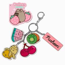 Claires Pusheen® Fruits Charm Keychain | The Shops at Willow Bend