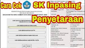 Kita dapat cara cek sk inpassing atau sk penyetaraan. Cara Cek Sk Inpassing Atau Sk Penyetaraan Guru Bukan Pns Di Mutasi Sdm Kemdikbud Go Id Calon Guru Youtube