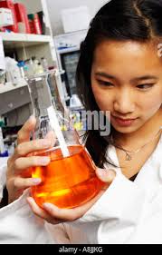 Bio sciences vertical hi-res stock photography and images