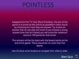 Oct 01, 2021 · useless trivia questions and answers for september 2021. Pointless General Knowledge Quiz Teaching Resources