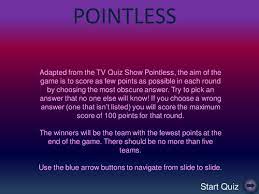 For decades, the united states and the soviet union engaged in a fierce competition for superiority in space. Pointless General Knowledge Quiz Teaching Resources