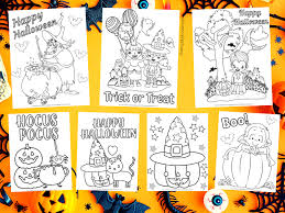These spring coloring pages are sure to get the kids in the mood for warmer weather. 7 Best Free Printable Non Scary Halloween Coloring Pages This Tiny Blue House