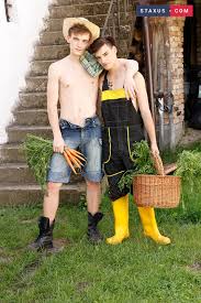 Sweaty Farm Boy Sex in the Open Air