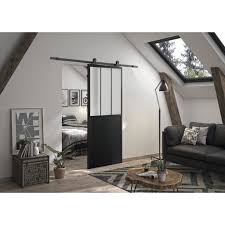 Rail coulissant pour porte intérieure. Cache Rail Cdiscount