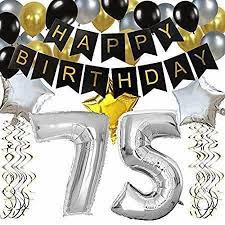 75th birthday party decorations a large chalkboard with 75th Birthday Party Ideas Fun Themes Easy Hacks For A Fabulous 75th 75th Birthday Happy 75th Birthday 75th Birthday Decorations
