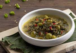Gulai Daun Ubi Tumbuk Pounded Cassava Leaves Cooked In Spiced Coconut Milk Gulai Ubi Daun