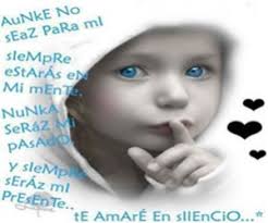 Resultado de imagen para amor en silencio
