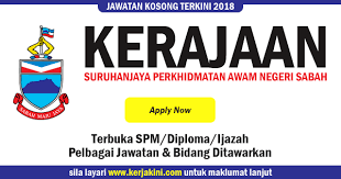 Pastikan anda cari kerja kosong kerajaan & swasta part time, freelance, full time sekitar kawasan kota kinabalu, tawau, sandakan, lahad datu, semporna, keningau, kota belud, ranau dan labuan di portal kerjaya dahulu. Jawatan Kosong Kerajaan Negeri Sabah Terbuka Spm Diploma Ijazah