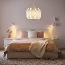 Mojna Pendant Lamp Shade Textile White 47 Cm Ikea Pendant Lamp Shade Ikea Lamp White Pendant Lamp