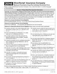 Silverscript choice, silverscript plus, and silverscript allure. Fillable Online Enrollment Form Silverscript Silverscript Insurance Company Fax Email Print Pdffiller