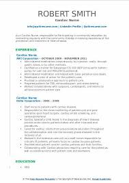cardiac nurse resume samples qwikresume