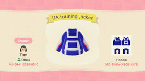 Id code for my hero academia images : I Made A Ua Training Jacket From My Hero Academia Have Fun Animalcrossing