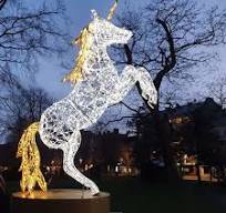 LED Santa Riding Reindeer Sleigh Christmas Motif Rope Lights Acrylic  Christmas Sleigh Santa Claus Reindeer Carriage Motif Light