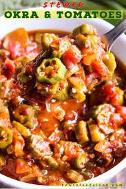 Stewed Okra And Tomatoes Recipe Okra Recipes Okra And Tomatoes Okra And Tomato Recipe
