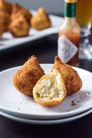 Coxinhas Brazilian Chicken Croquettes Olivia S Cuisine Brazilian Dishes Chicken Croquettes Brazilian Food