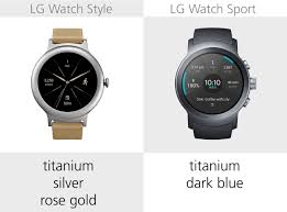 LG Watch Style vs. LG Watch Sport