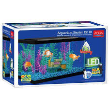 Aqua Culture 10 Gallon Aquarium Starter Kit With Led Lighting Walmart Com Glass Fish Tanks Aquarium Kit 10 Gallon Fish Tank