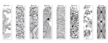 Book Depository Colouring Bookmarks March 2016 Coloring Bookmarks Bookmarks My Bookmarks